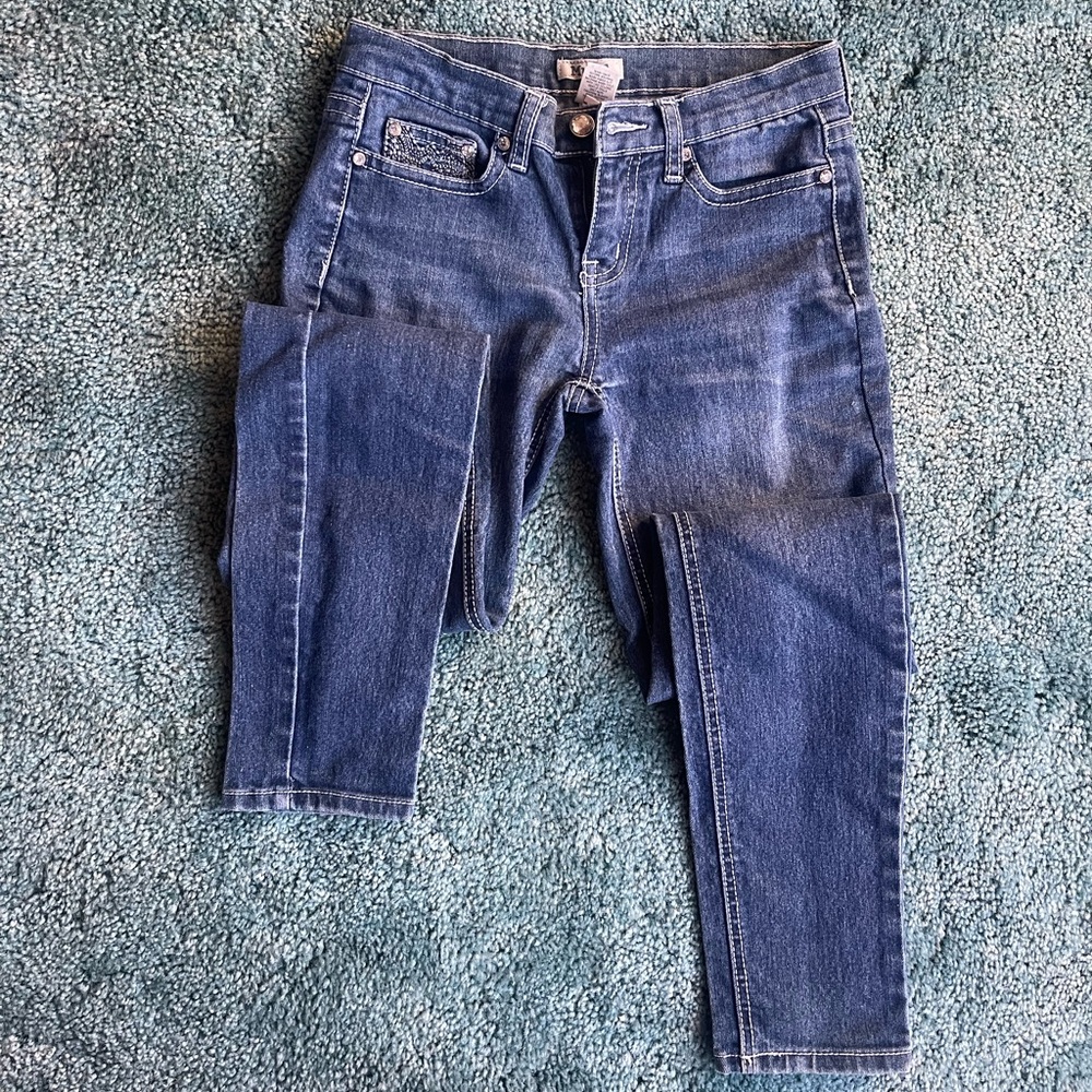 Mudd Skinny Bedazzled Jeans Size 1